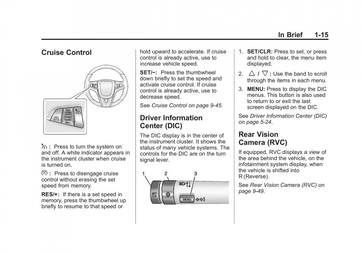 manual  Chevrolet Camaro V 5 owners manual / page 22