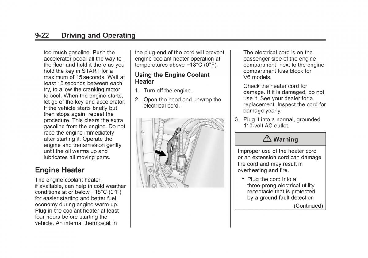 Chevrolet Camaro V 5 owners manual / page 223