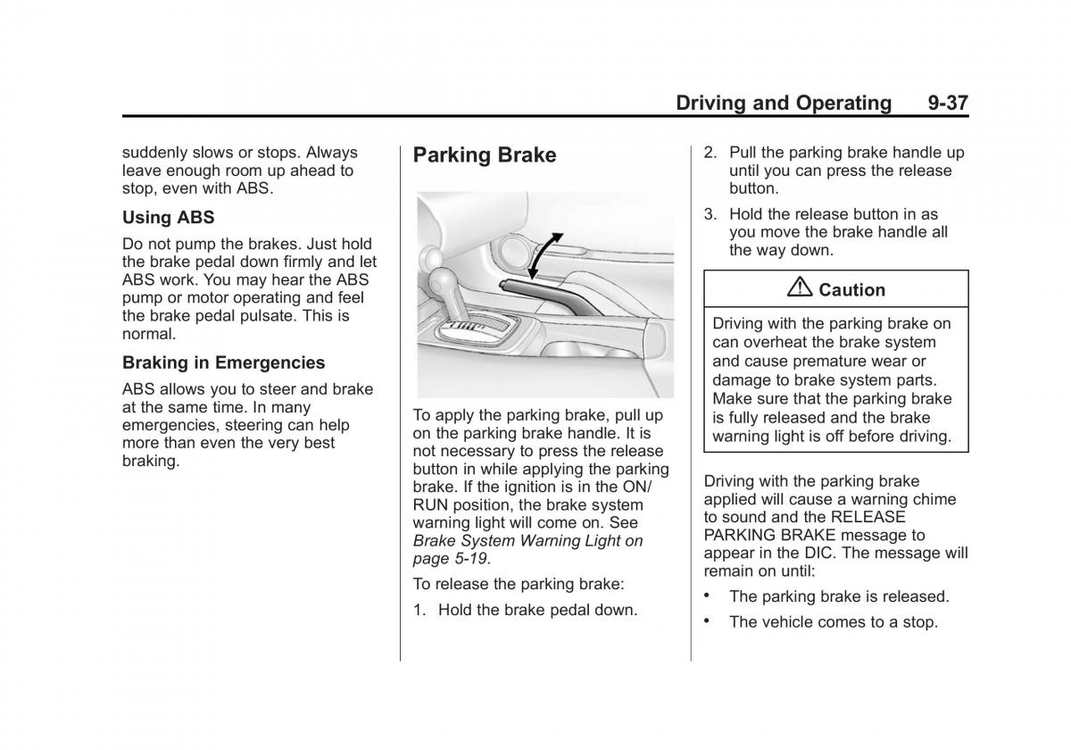 Chevrolet Camaro V 5 owners manual / page 238