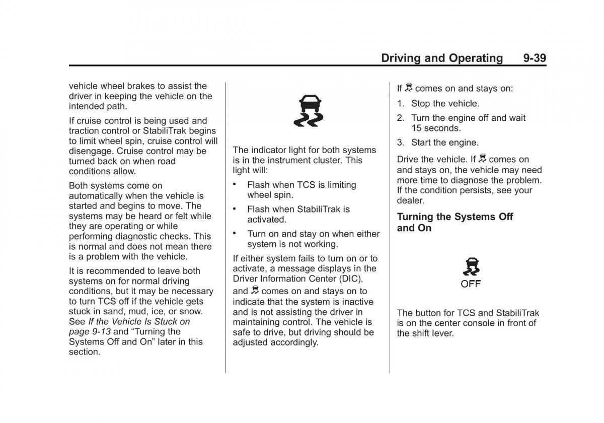 Chevrolet Camaro V 5 owners manual / page 240