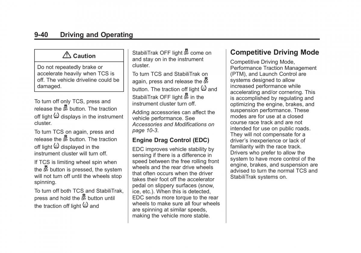 manual  Chevrolet Camaro V 5 owners manual / page 241