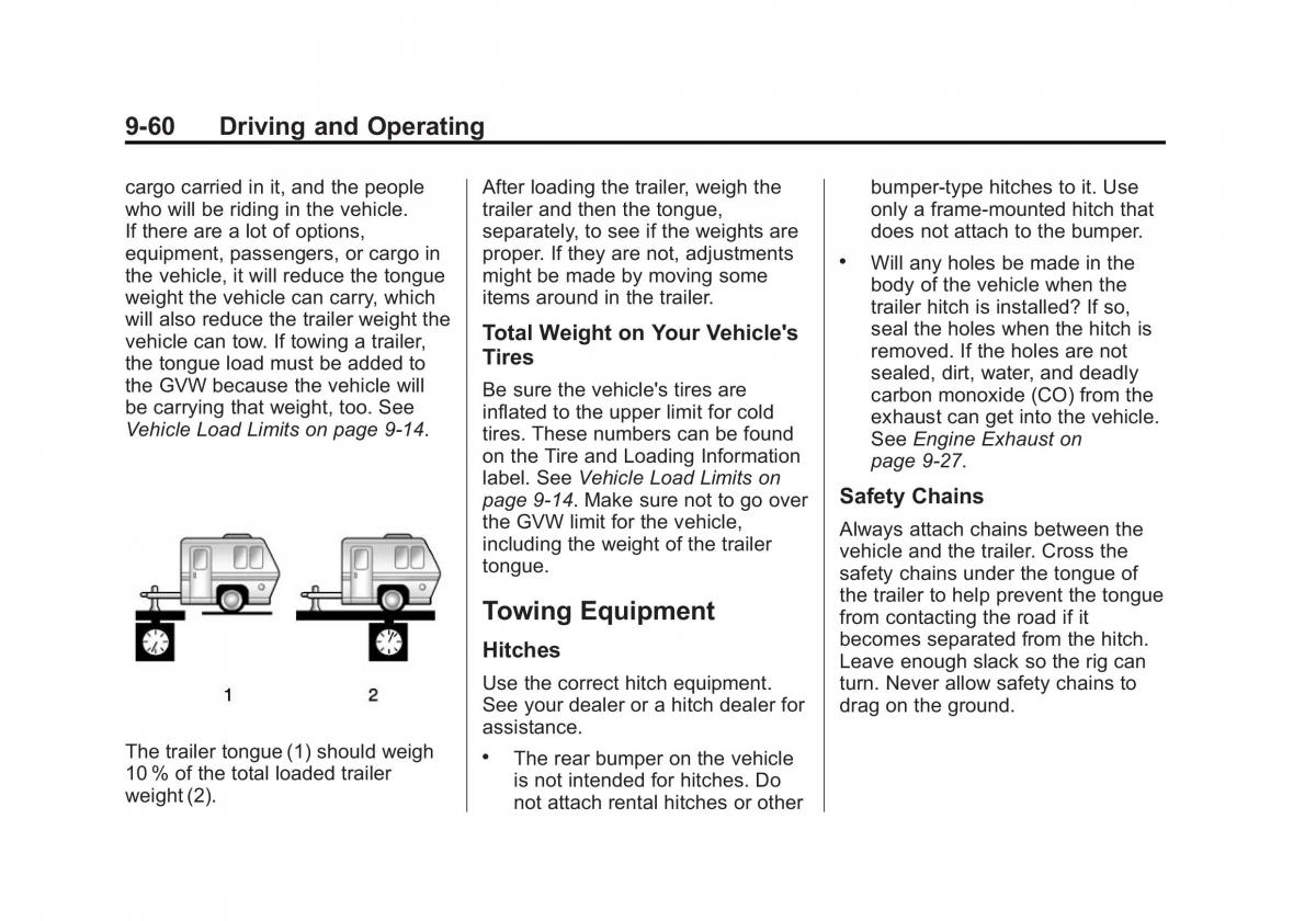 Chevrolet Camaro V 5 owners manual / page 261