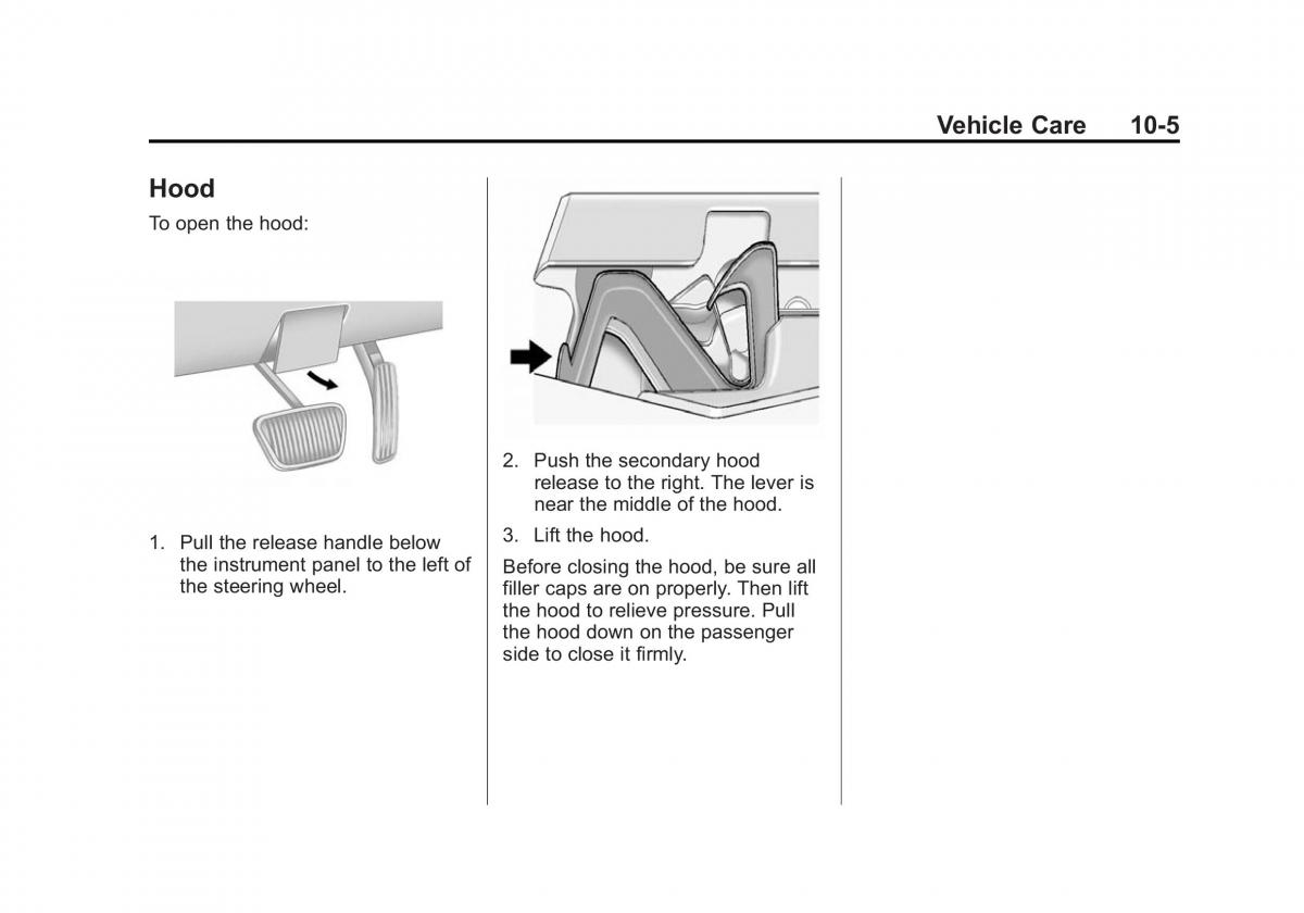 Chevrolet Camaro V 5 owners manual / page 268