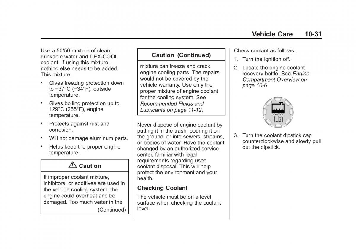 Chevrolet Camaro V 5 owners manual / page 294