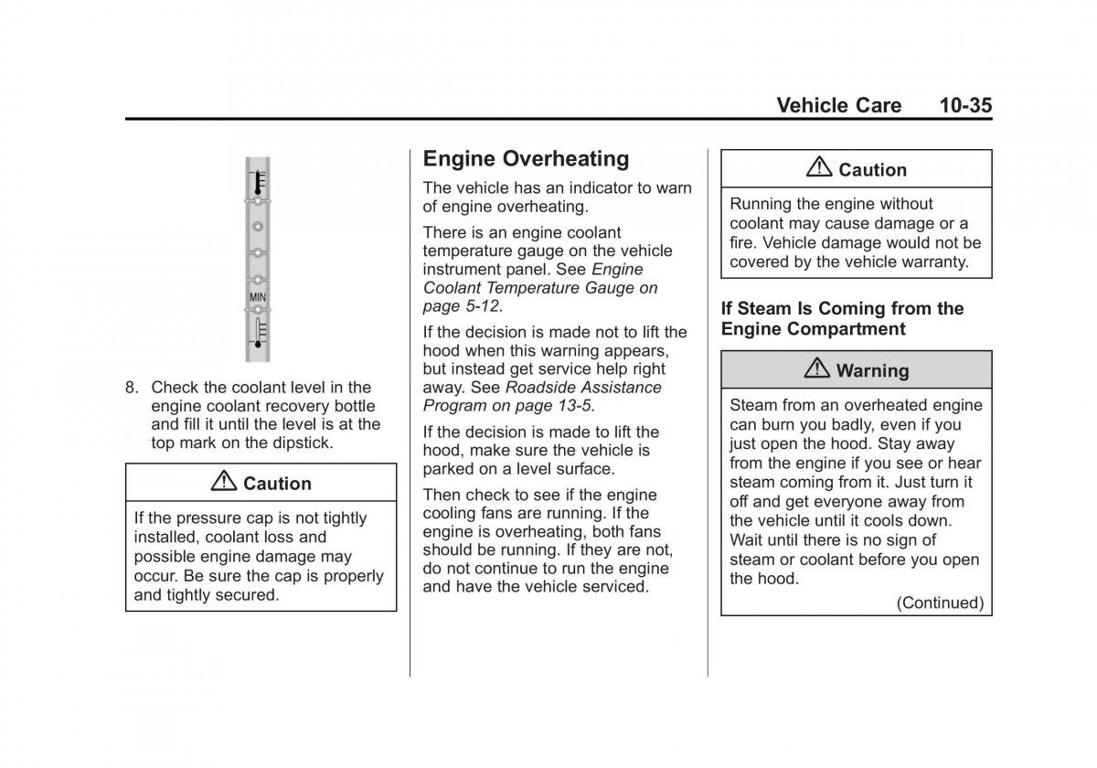 Chevrolet Camaro V 5 owners manual / page 298