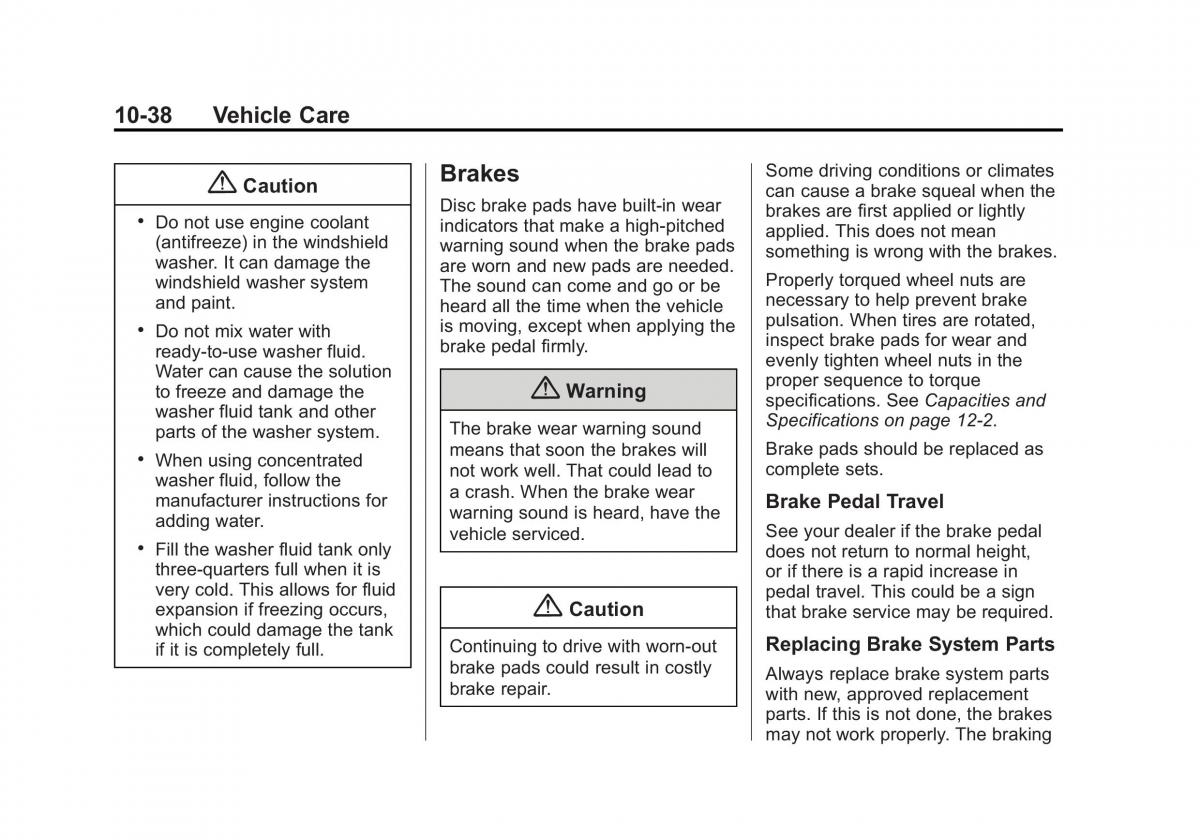 Chevrolet Camaro V 5 owners manual / page 301