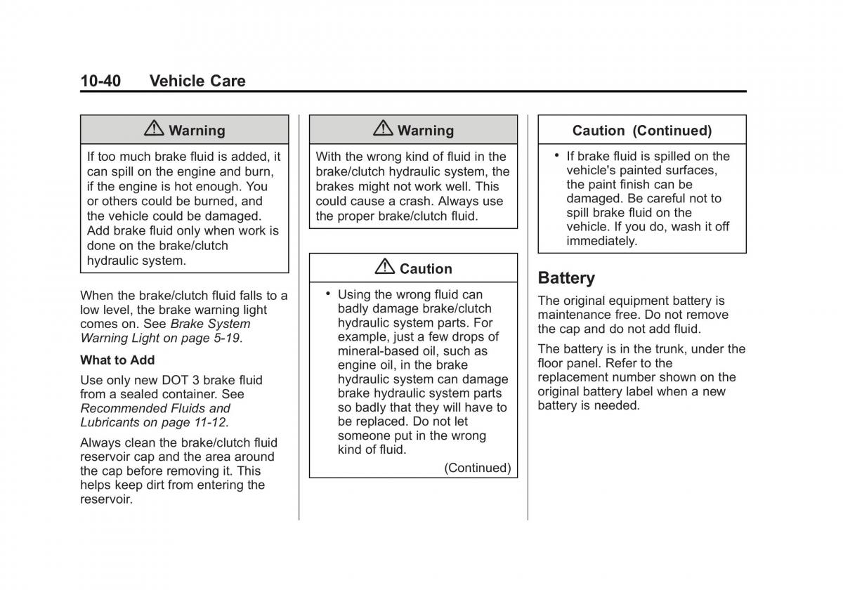 Chevrolet Camaro V 5 owners manual / page 303