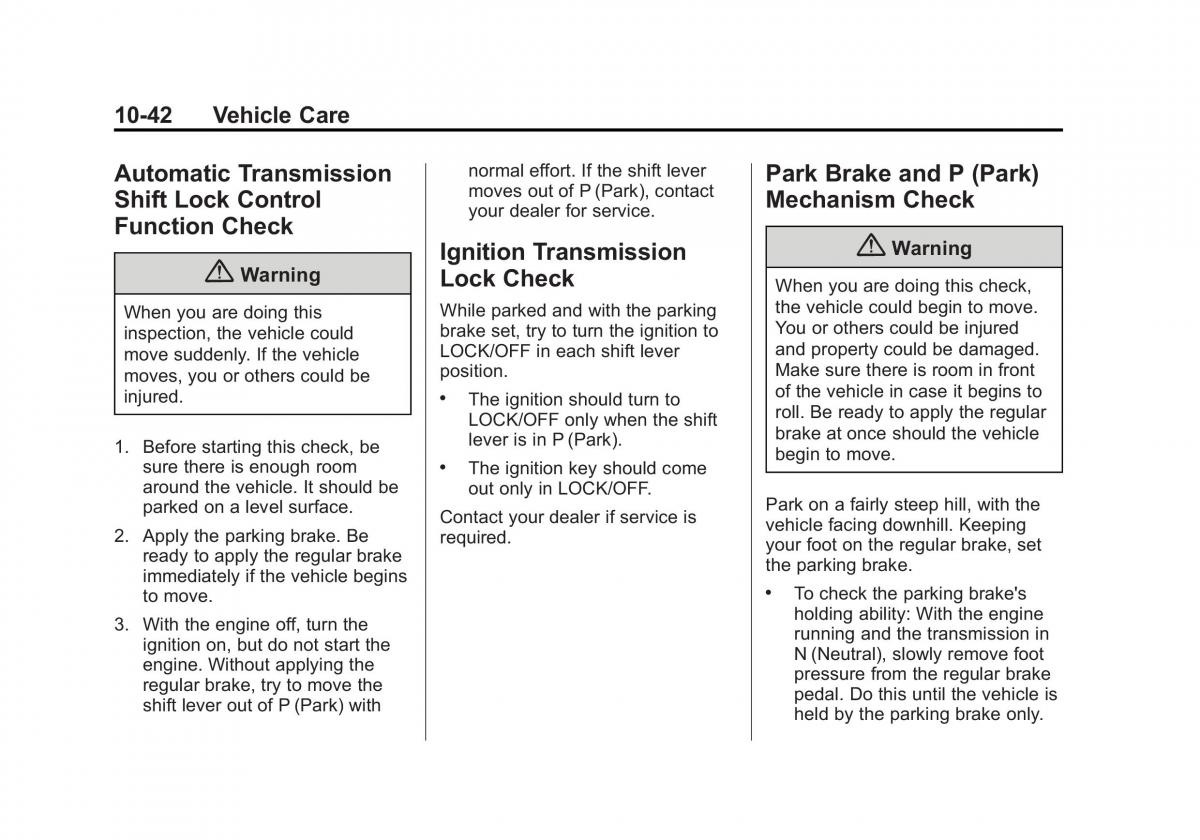 Chevrolet Camaro V 5 owners manual / page 305