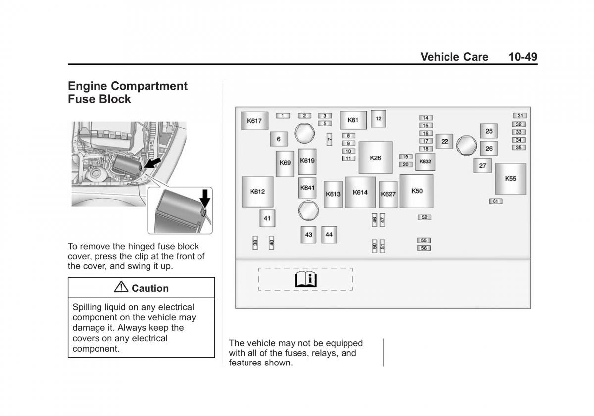 Chevrolet Camaro V 5 owners manual / page 312