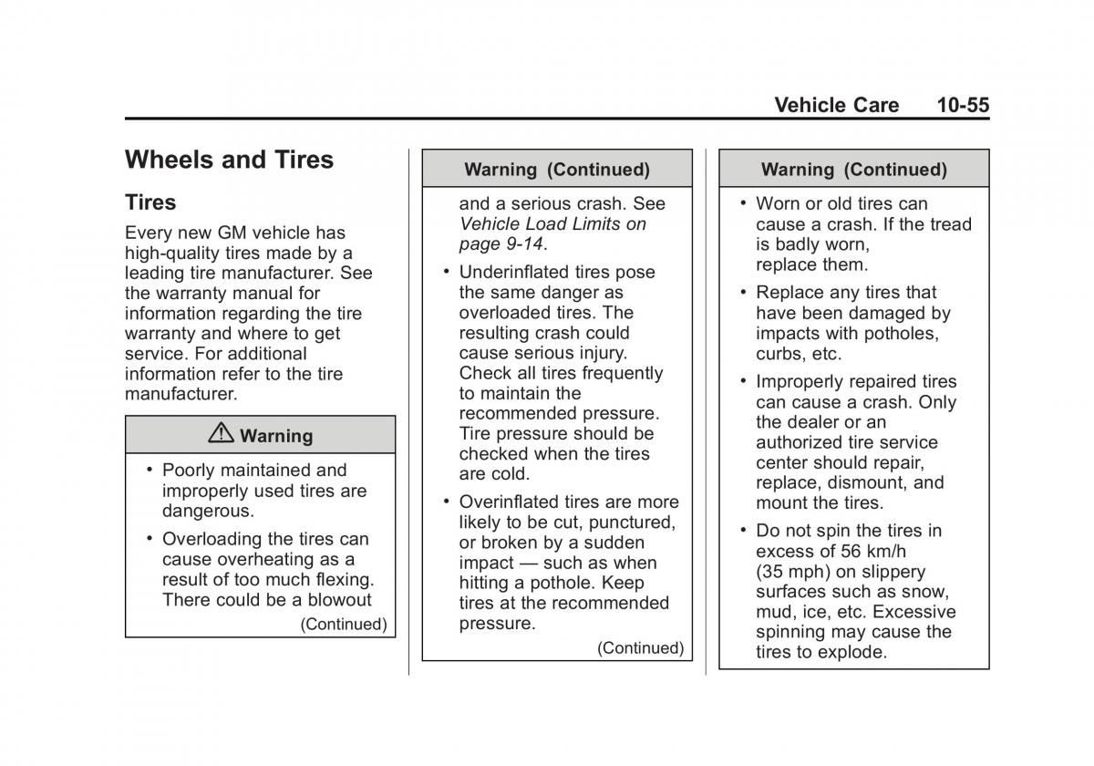 Chevrolet Camaro V 5 owners manual / page 318