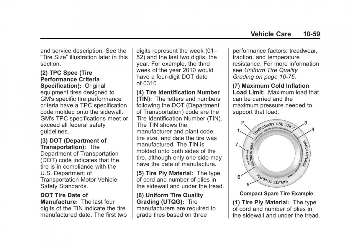 Chevrolet Camaro V 5 owners manual / page 322