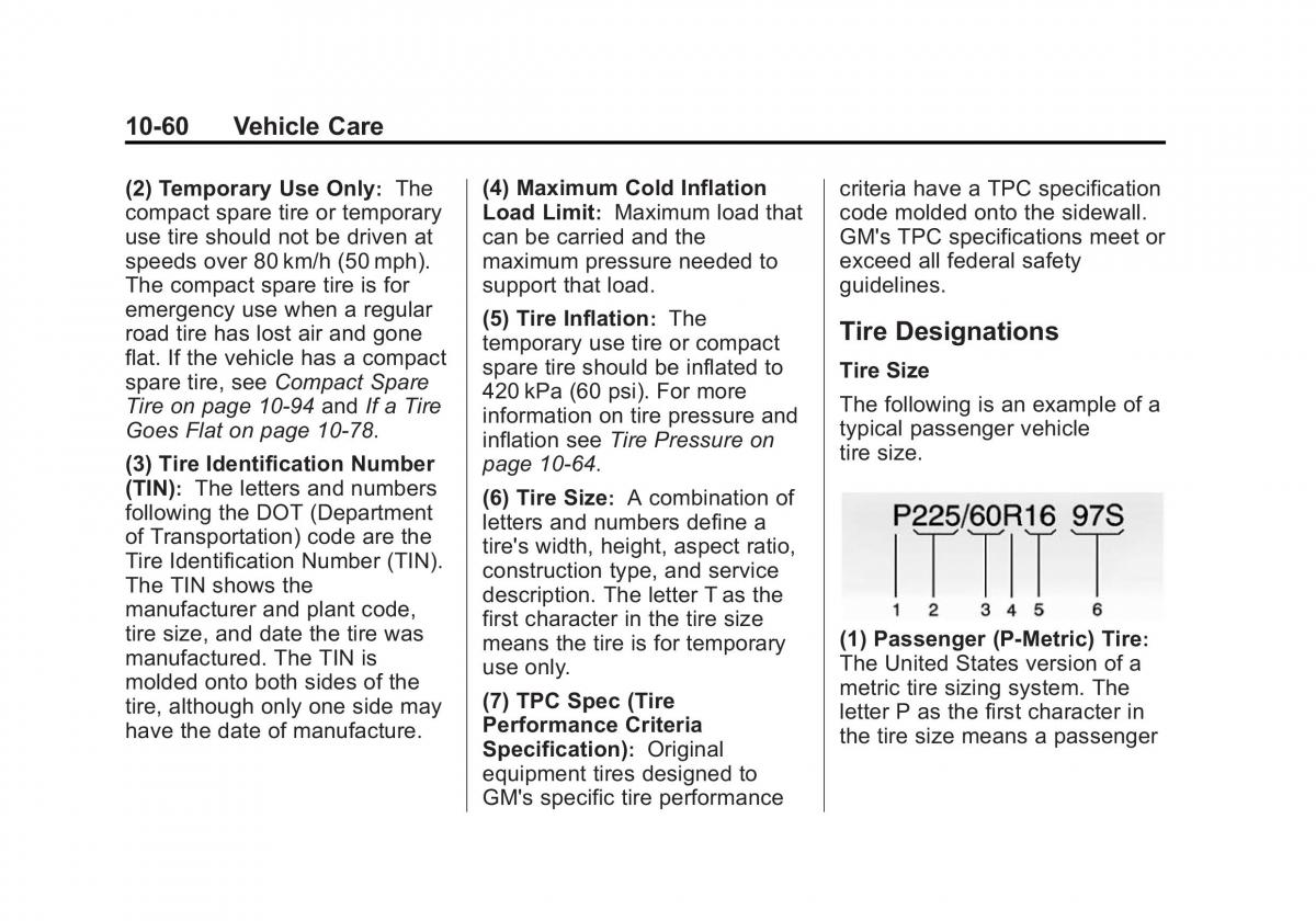 Chevrolet Camaro V 5 owners manual / page 323