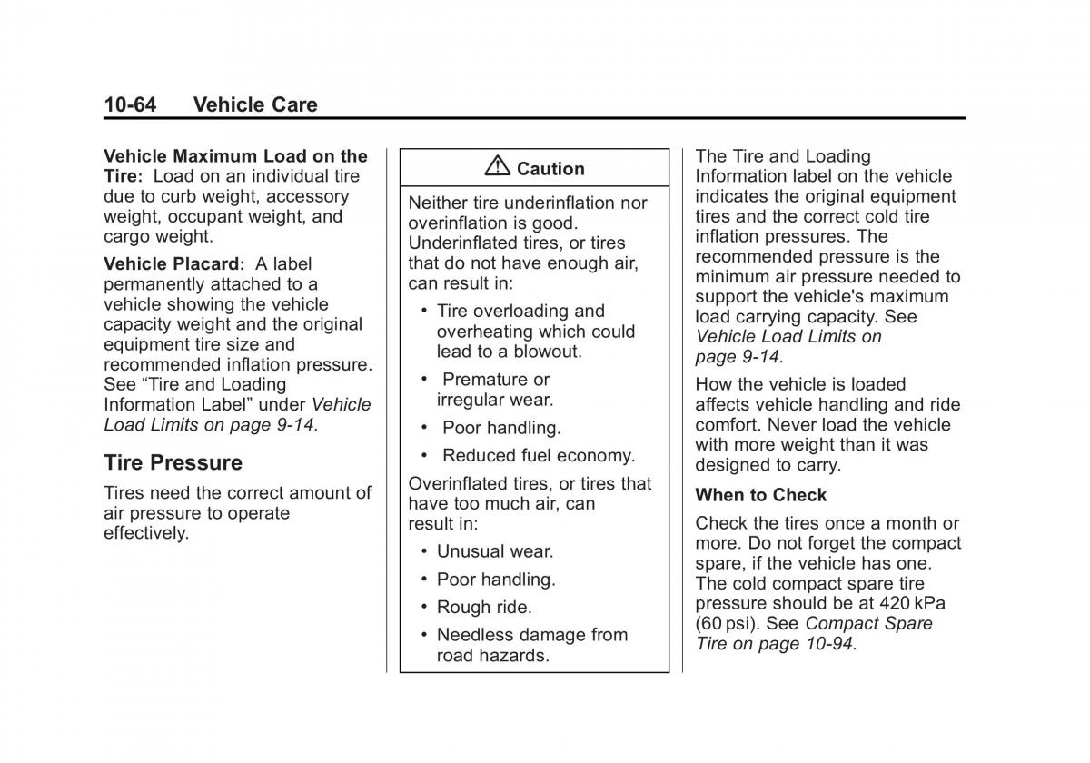 Chevrolet Camaro V 5 owners manual / page 327