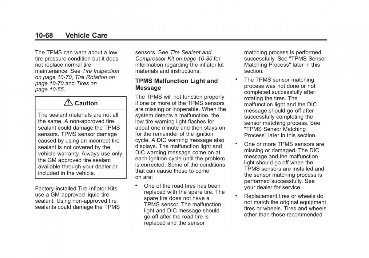 Chevrolet Camaro V 5 owners manual / page 331