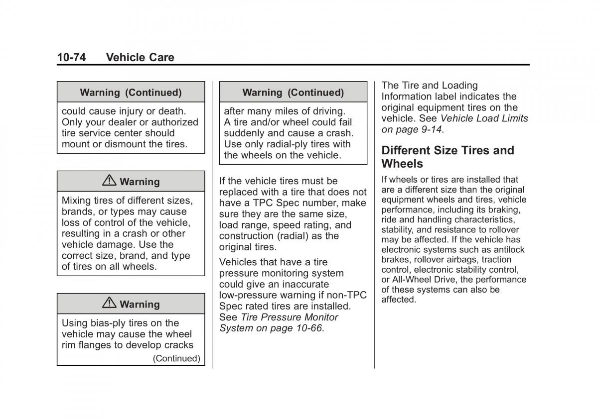 Chevrolet Camaro V 5 owners manual / page 337