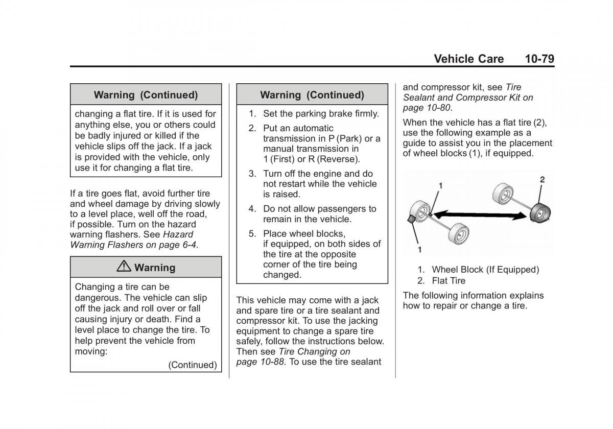 Chevrolet Camaro V 5 owners manual / page 342