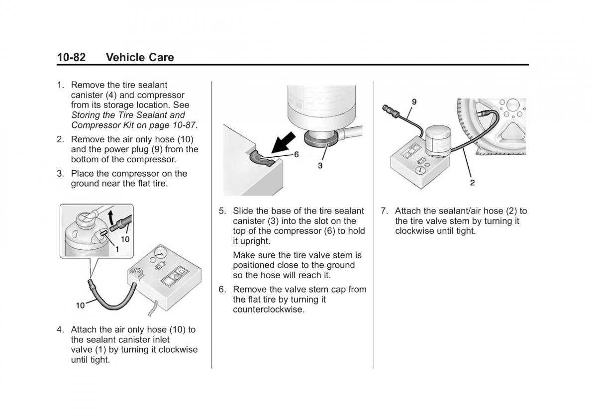 Chevrolet Camaro V 5 owners manual / page 345