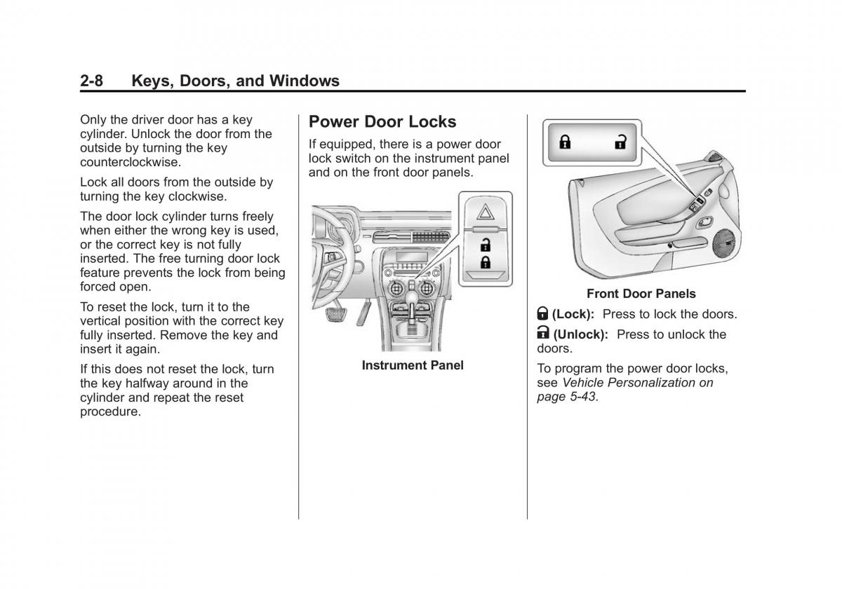 Chevrolet Camaro V 5 owners manual / page 35