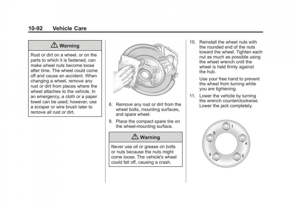 Chevrolet Camaro V 5 owners manual / page 355