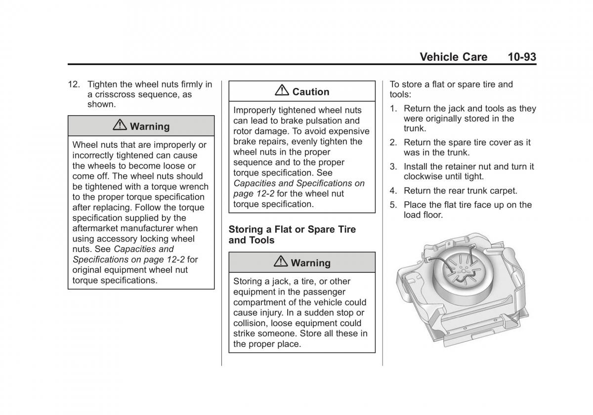 Chevrolet Camaro V 5 owners manual / page 356