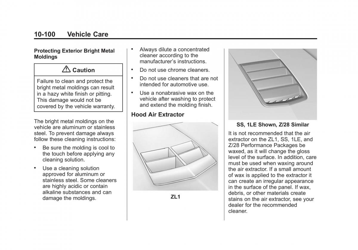 Chevrolet Camaro V 5 owners manual / page 363