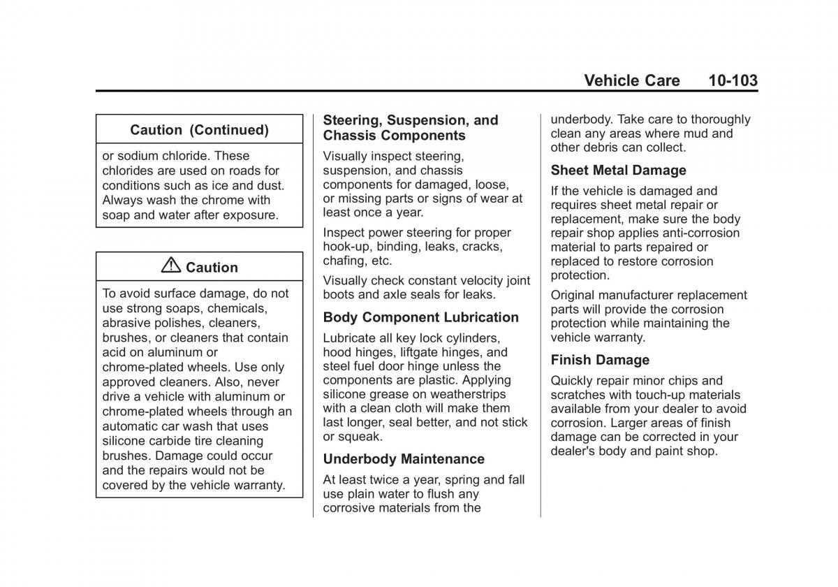 Chevrolet Camaro V 5 owners manual / page 366