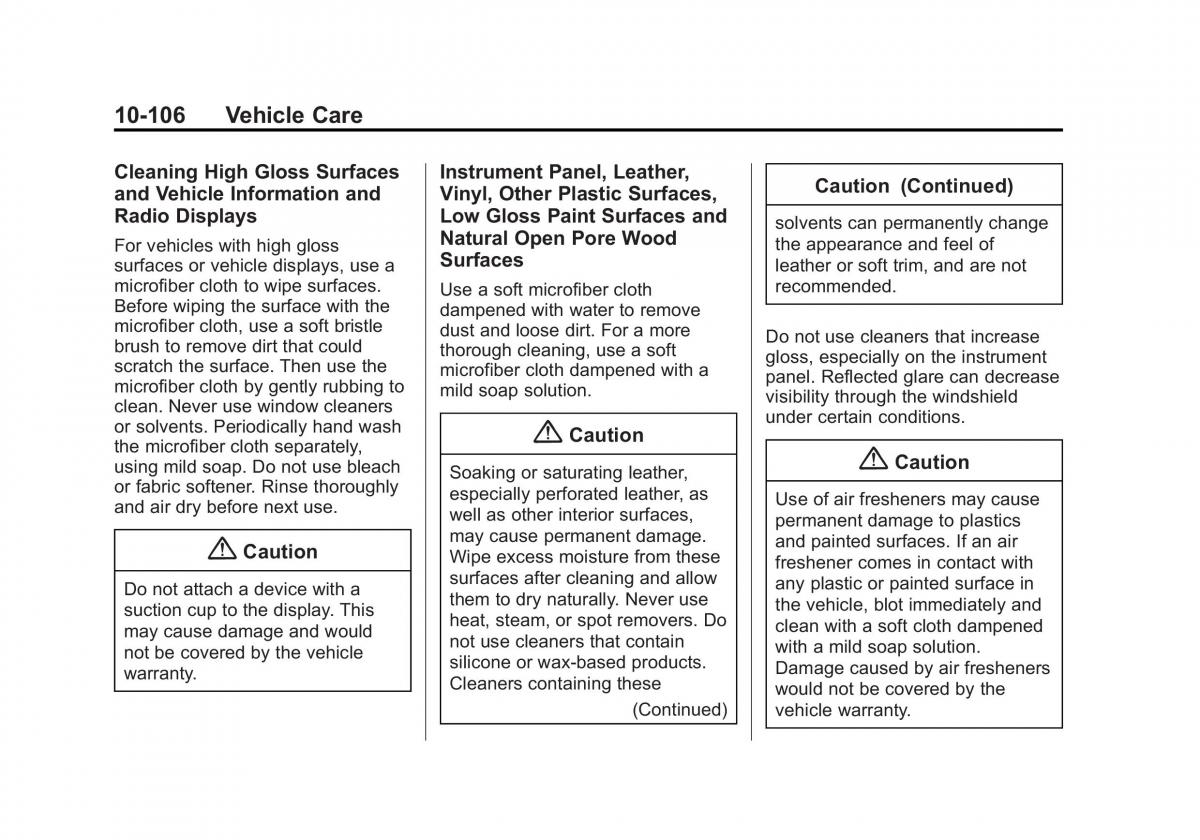 Chevrolet Camaro V 5 owners manual / page 369