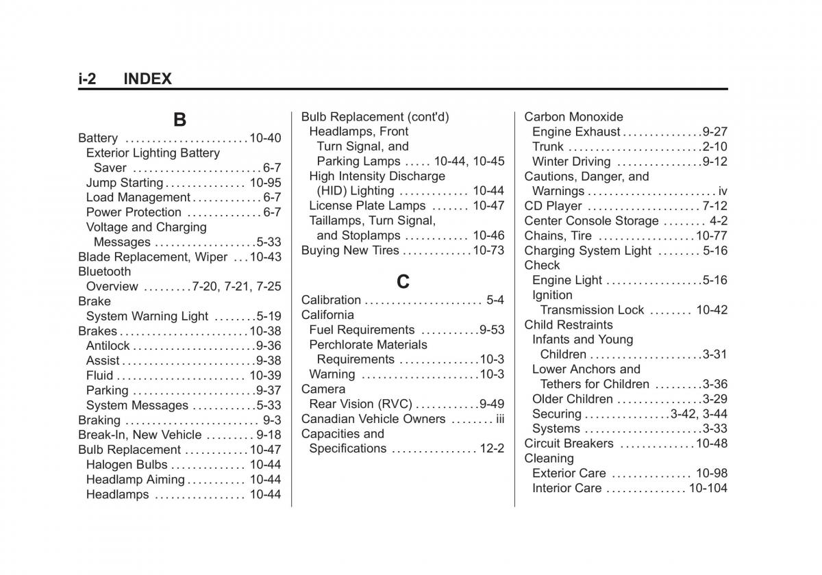 manual  Chevrolet Camaro V 5 owners manual / page 423