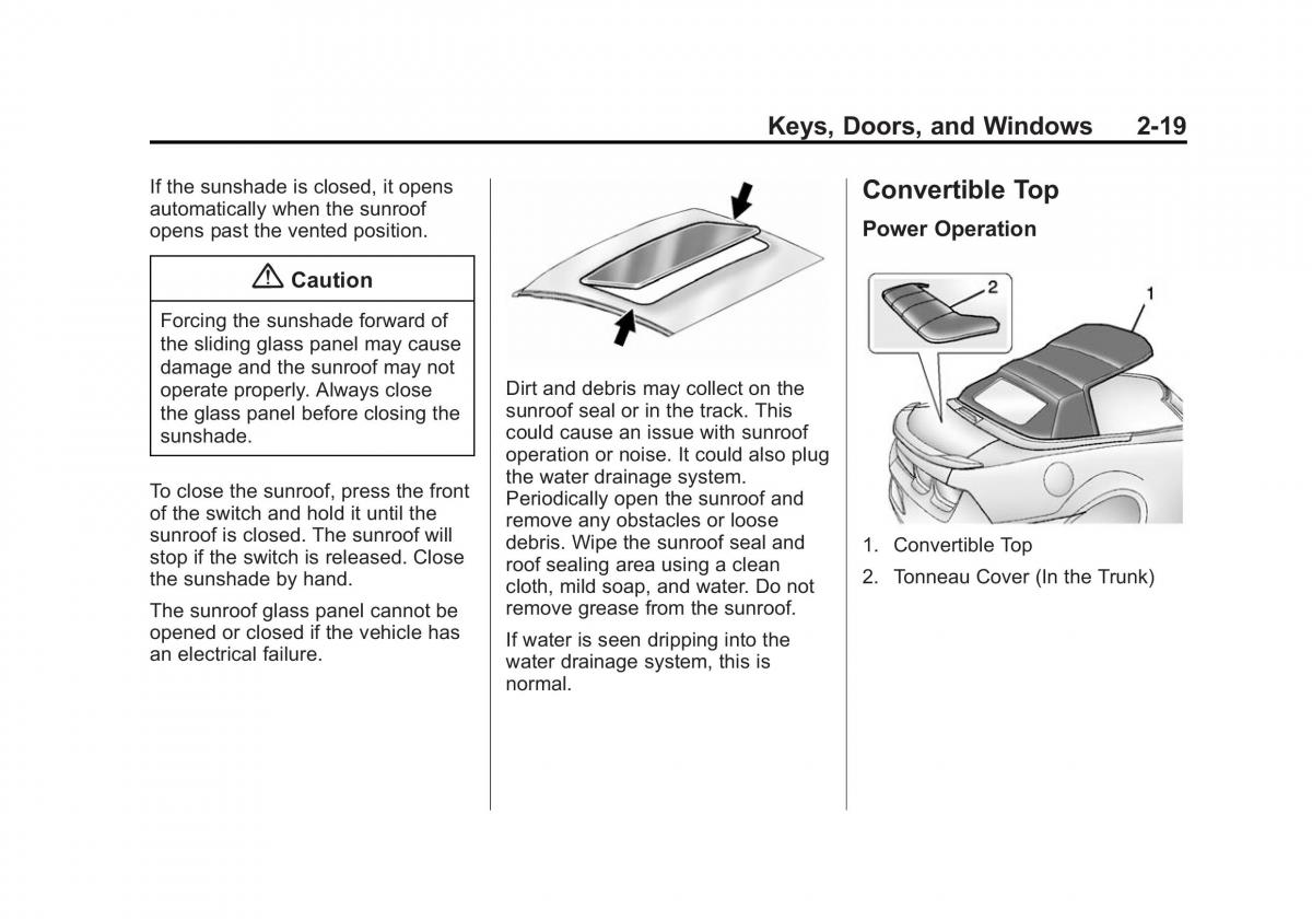 Chevrolet Camaro V 5 owners manual / page 46