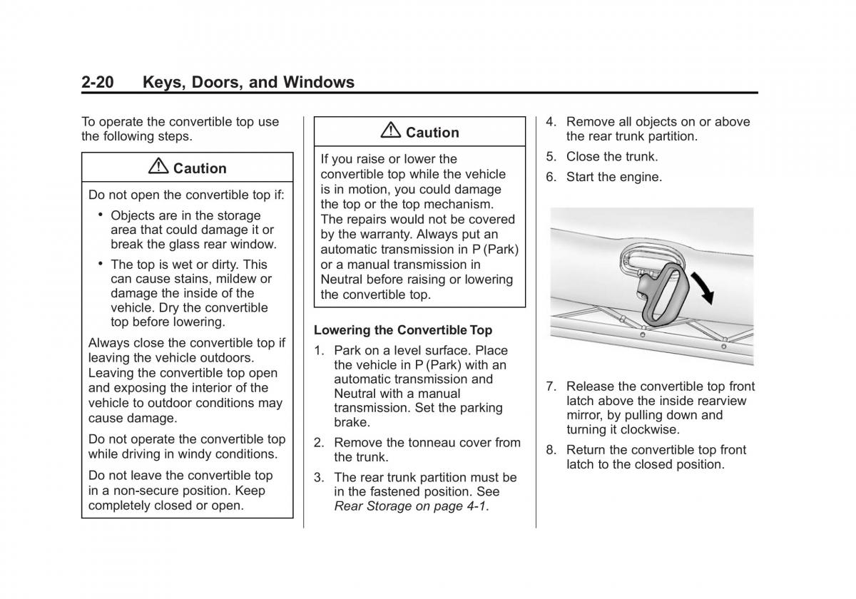 Chevrolet Camaro V 5 owners manual / page 47