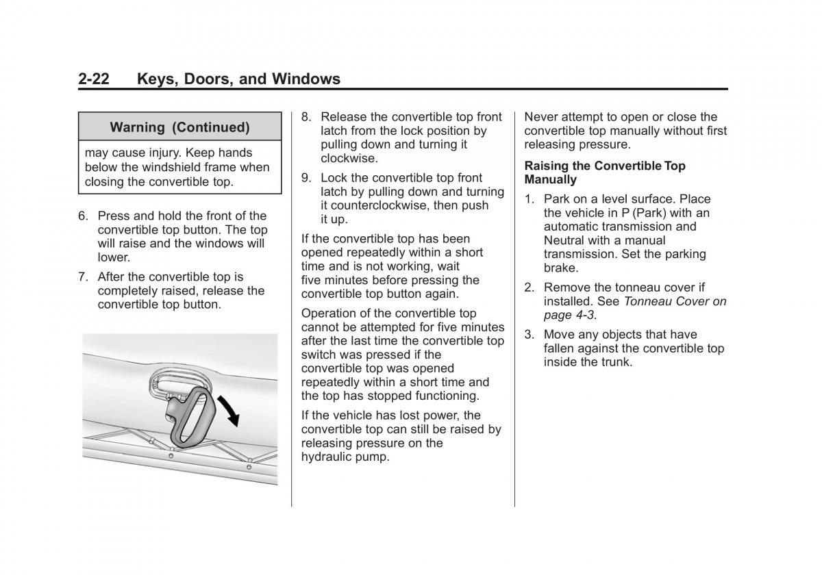 Chevrolet Camaro V 5 owners manual / page 49