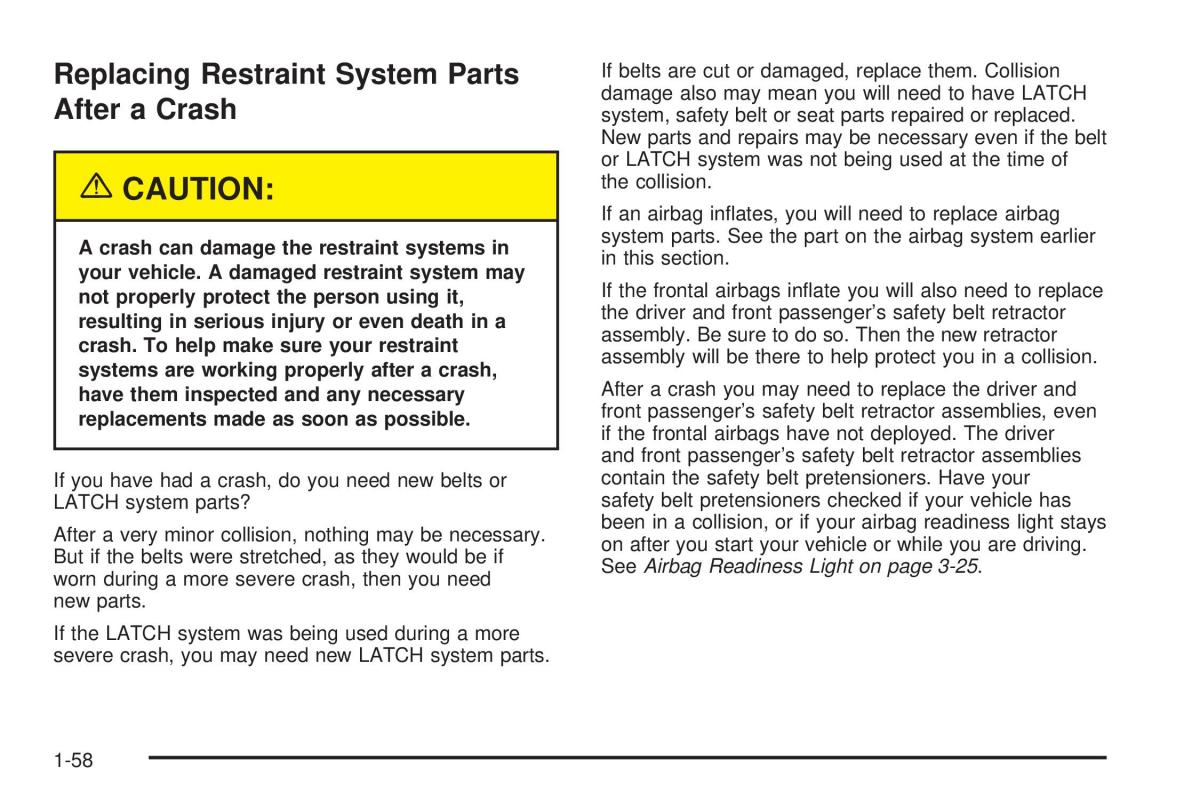 Chevrolet Cobalt owners manual / page 64