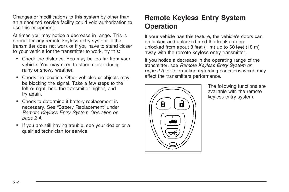 Chevrolet Cobalt owners manual / page 68