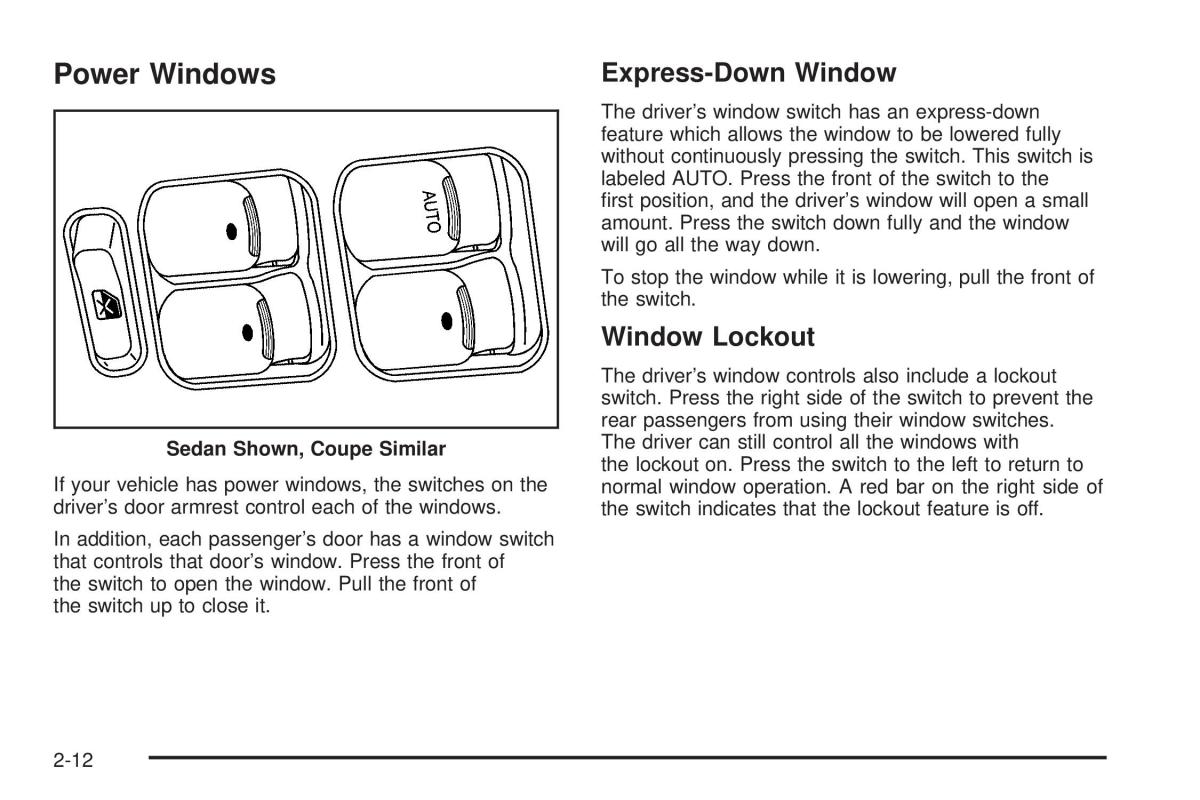 Chevrolet Cobalt owners manual / page 76