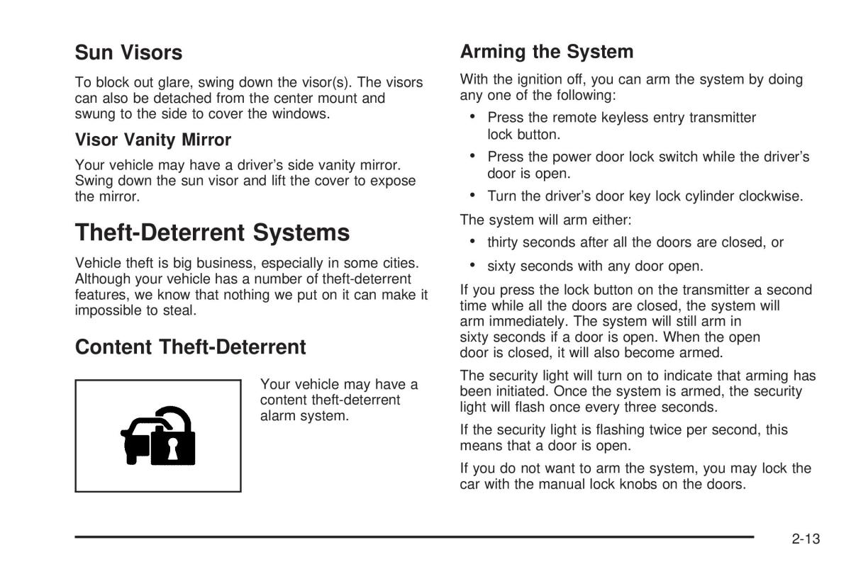 Chevrolet Cobalt owners manual / page 77