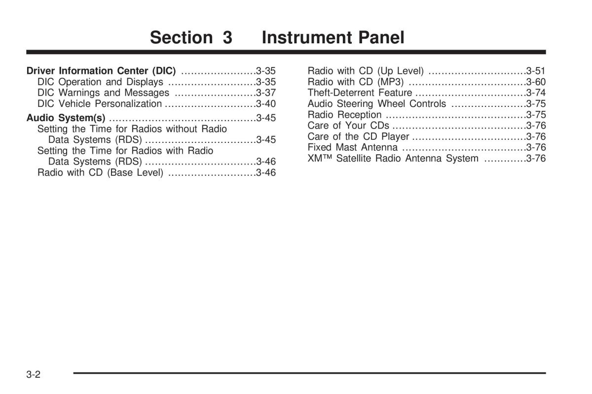 Chevrolet Cobalt owners manual / page 100