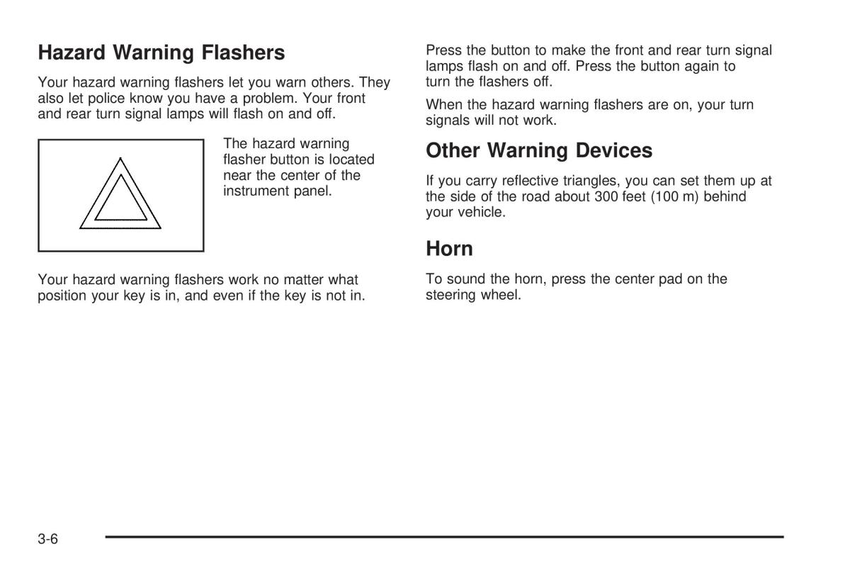 Chevrolet Cobalt owners manual / page 104