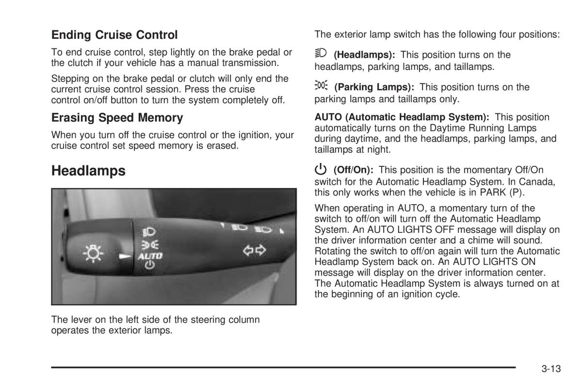 Chevrolet Cobalt owners manual / page 111