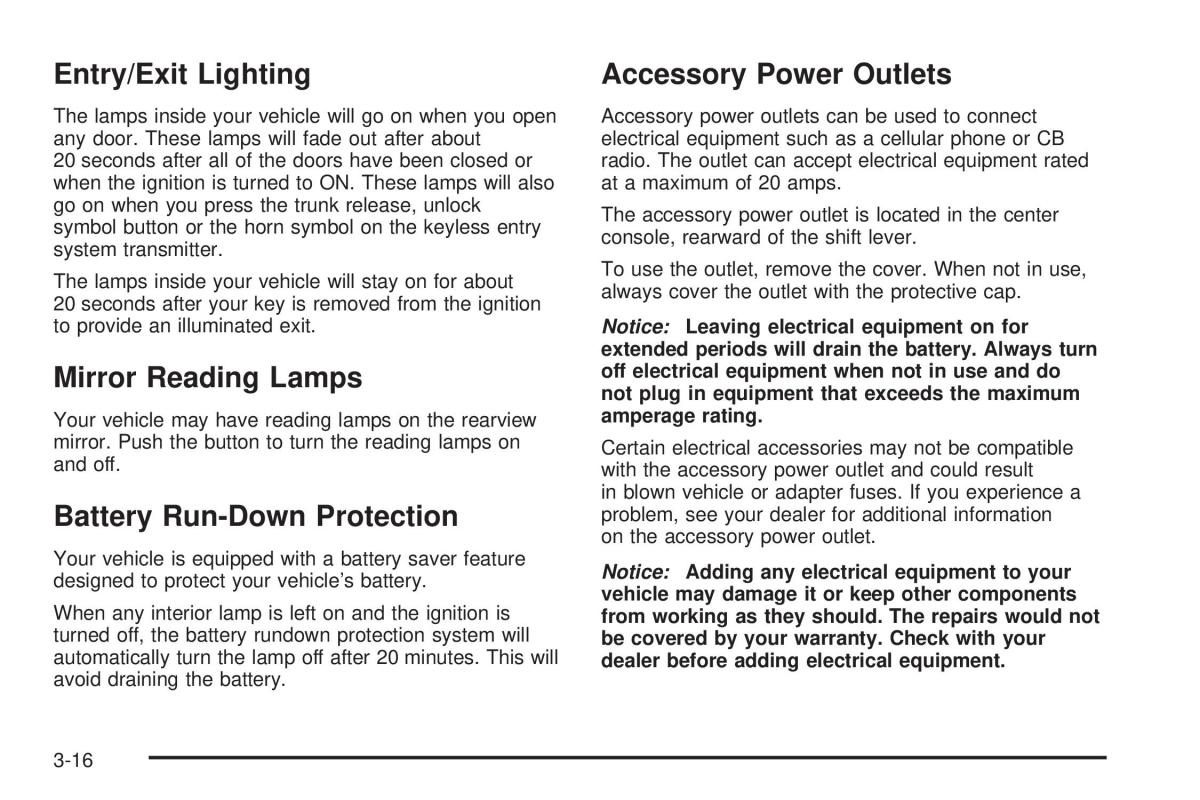 Chevrolet Cobalt owners manual / page 114