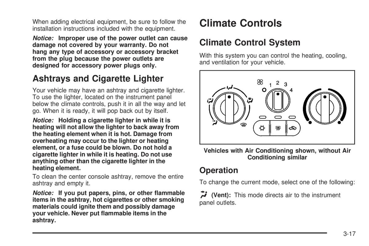 Chevrolet Cobalt owners manual / page 115