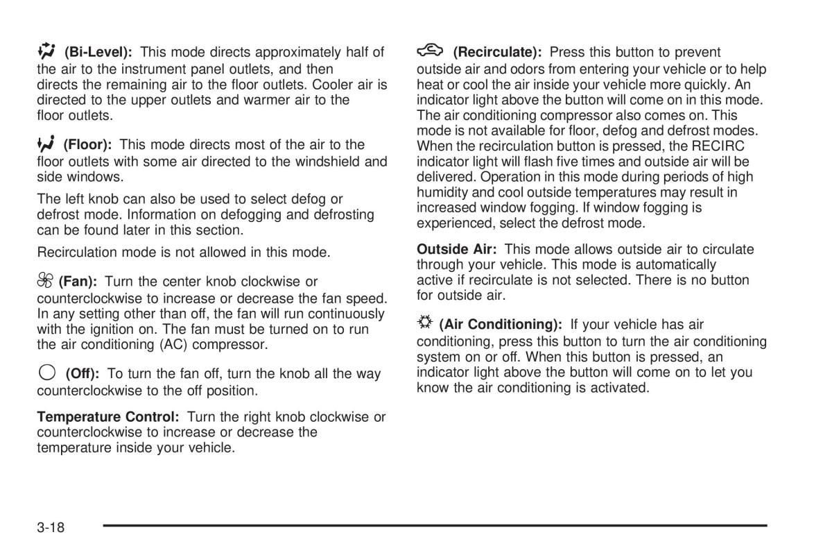 Chevrolet Cobalt owners manual / page 116