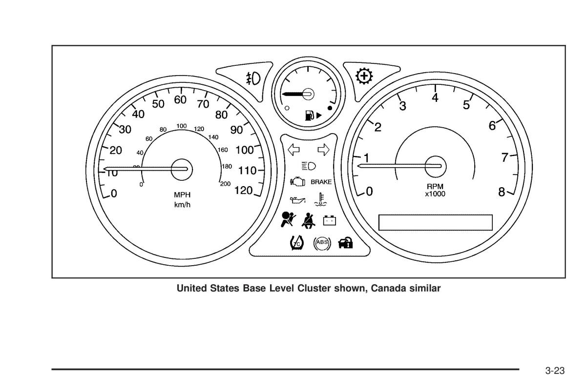 Chevrolet Cobalt owners manual / page 121