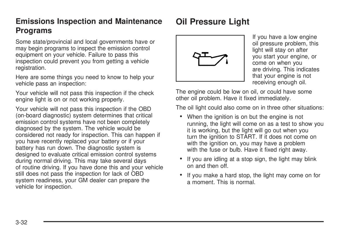 Chevrolet Cobalt owners manual / page 130