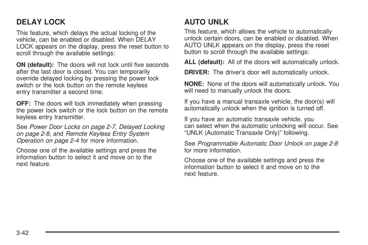 Chevrolet Cobalt owners manual / page 140