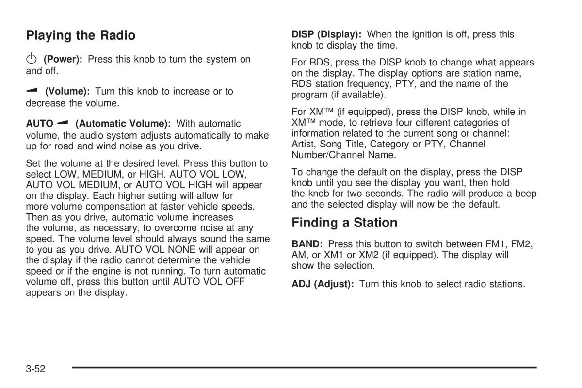 Chevrolet Cobalt owners manual / page 150