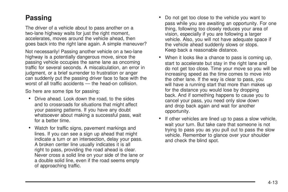 Chevrolet Cobalt owners manual / page 187