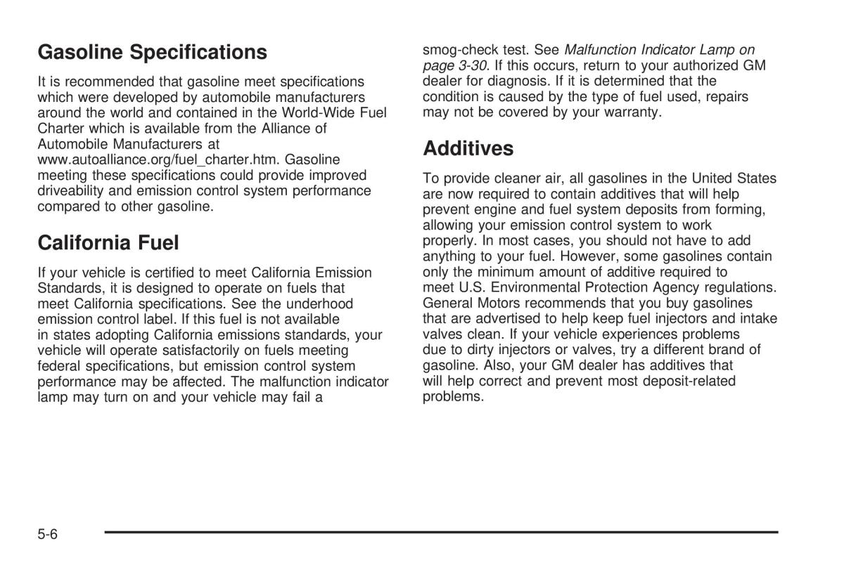 Chevrolet Cobalt owners manual / page 224