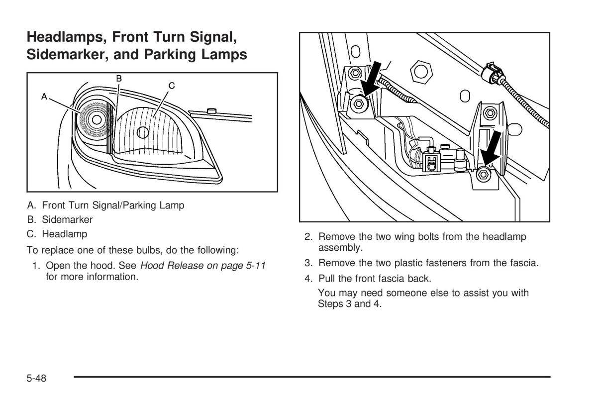 Chevrolet Cobalt owners manual / page 266