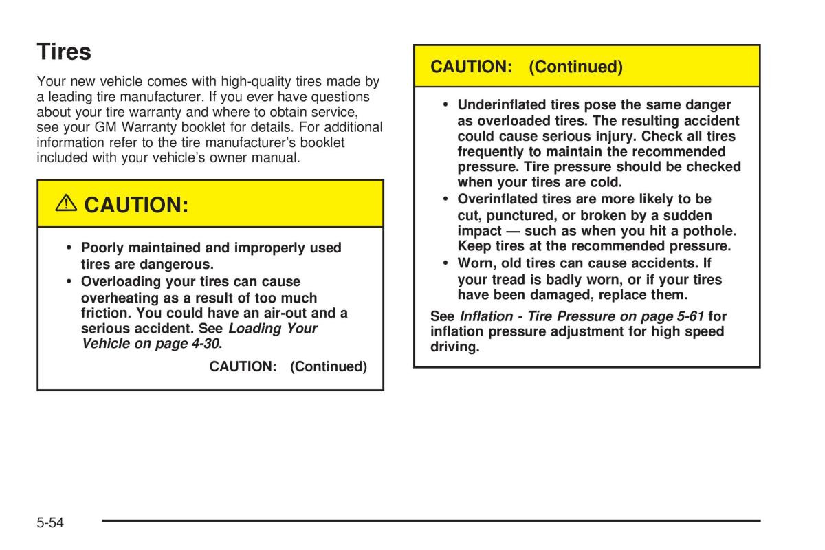 Chevrolet Cobalt owners manual / page 272