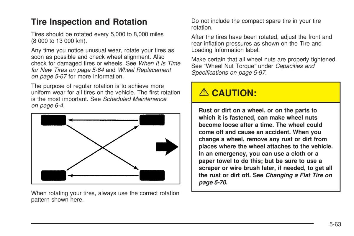 Chevrolet Cobalt owners manual / page 281